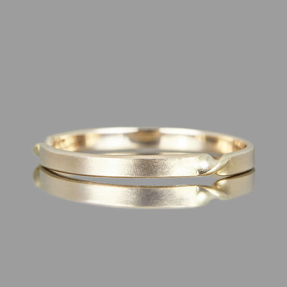 Solid Gold Plain Stacking Band