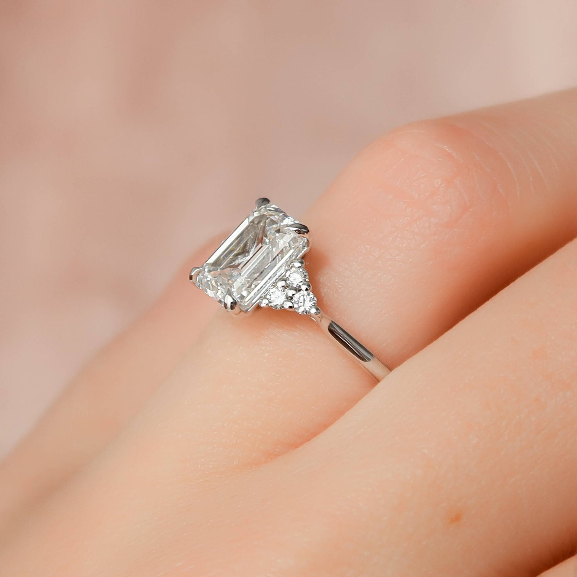 Solitaire Proposal Ring for Her Lab Grown Diamond, Lab Created Diamond Ring
