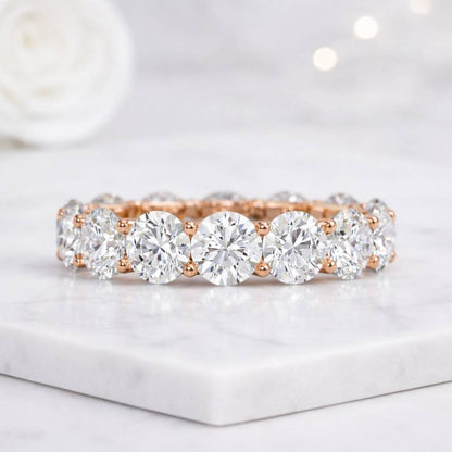 Stackable Band Anniversary Gift Eternity Band 
