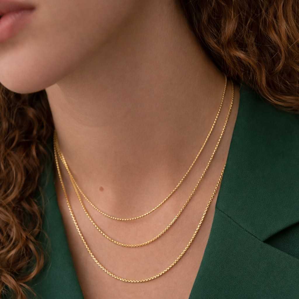 Statement Jewelry Box Link Chain For Men Women Chunky Jewelry