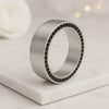 14K Gold Unisex Full Eternity Wedding Band