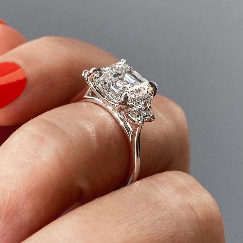 Tear Shape Diamond Pear Engagement Ring  Classic Engagement  10K