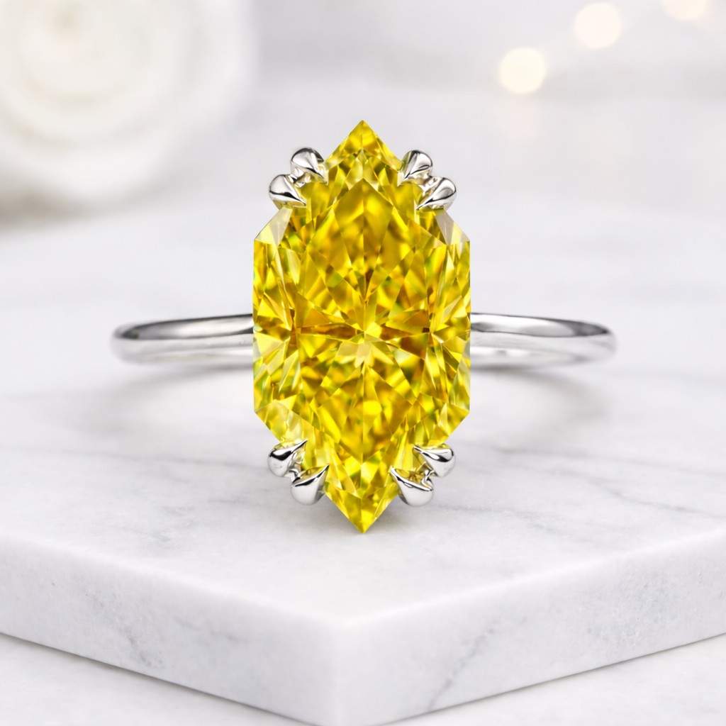 yellow ring gold ring gemstone ring statement ring marquise ring solitaire ring women ring elegant ring fine jewelry dainty ring handmade ring promise ring