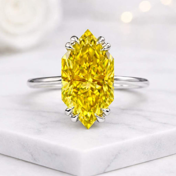 yellow ring gold ring gemstone ring statement ring marquise ring solitaire ring women ring elegant ring fine jewelry dainty ring handmade ring promise ring