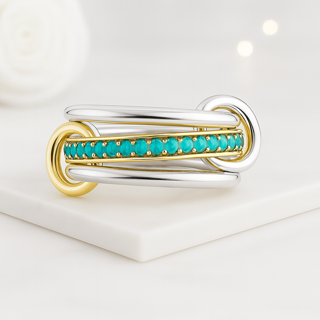 Two Tone Connected Ring