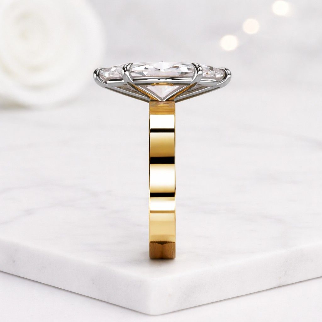 unique cigar solitaire ring