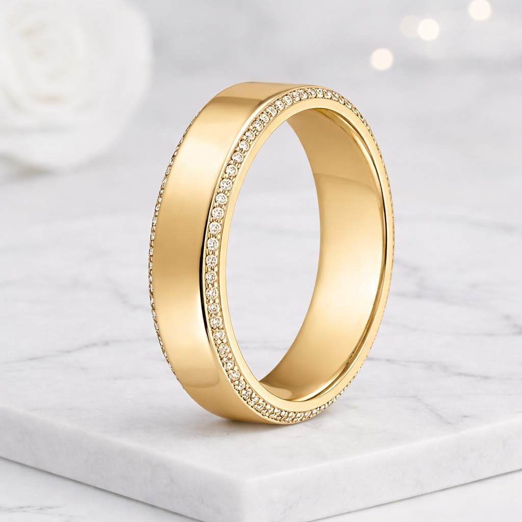 Unique Eternity Wedding Band
