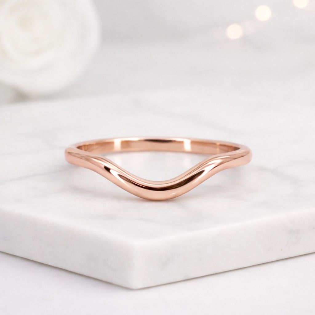 V Shape Bridal Matching Band
