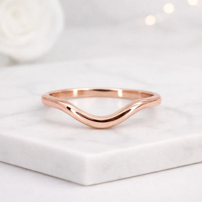 V Shape Bridal Matching Band
