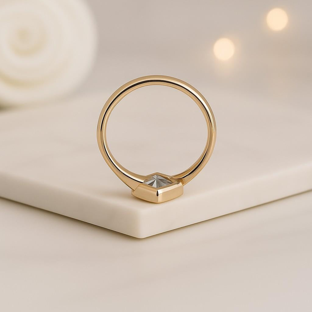 Vintage Plain solid gold Enhancer Guard stack band  Double stacking ring Wrap Band wedding ring women  anniversary vintage ring Jacket Band
