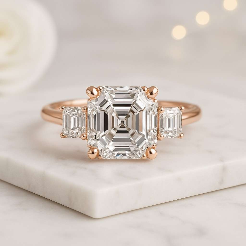 wedding anniversary gifts for women pave setting ring square diamond ring