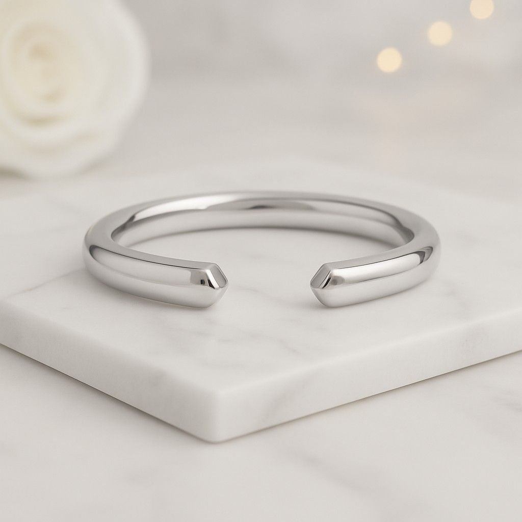 Wedding Band for Men and Women 3mm Plain Gold Band Ring