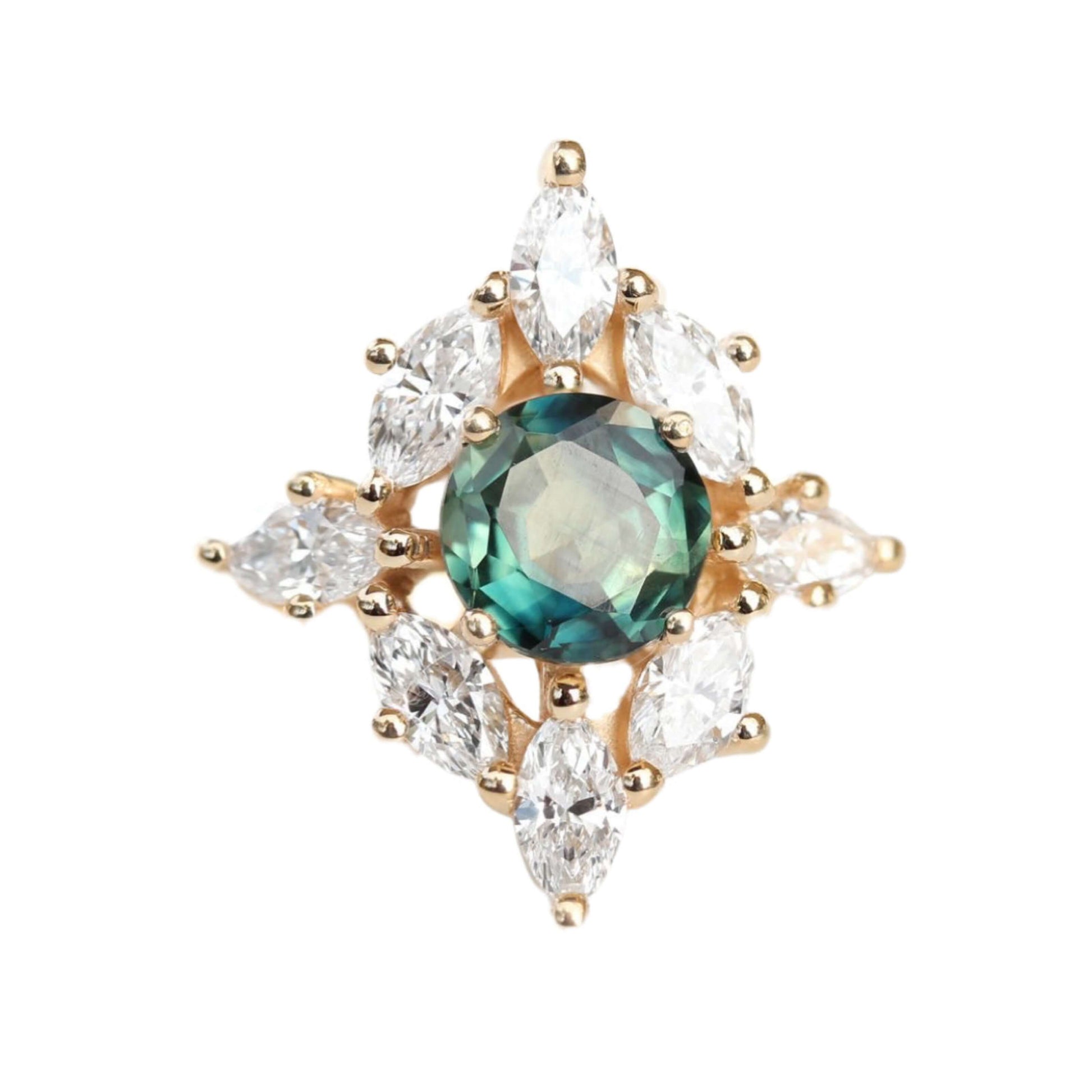 White Gold Engagement Ring 