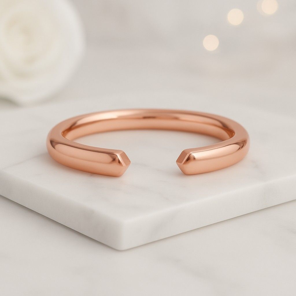 Yellow Gold Flat Wedding Band 14k Solid Gold Thin Wedding Band