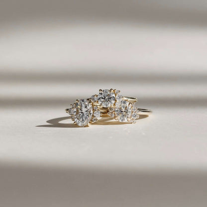 Yellow Gold Long Rectangle Shape Ring