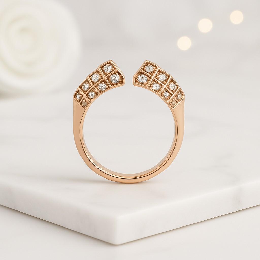 adjustable look chic ring daily ring trendy ring premium ring gift ring stylish ring contemporary ring crystal ring glamour ring eye catching ring stackable look ring