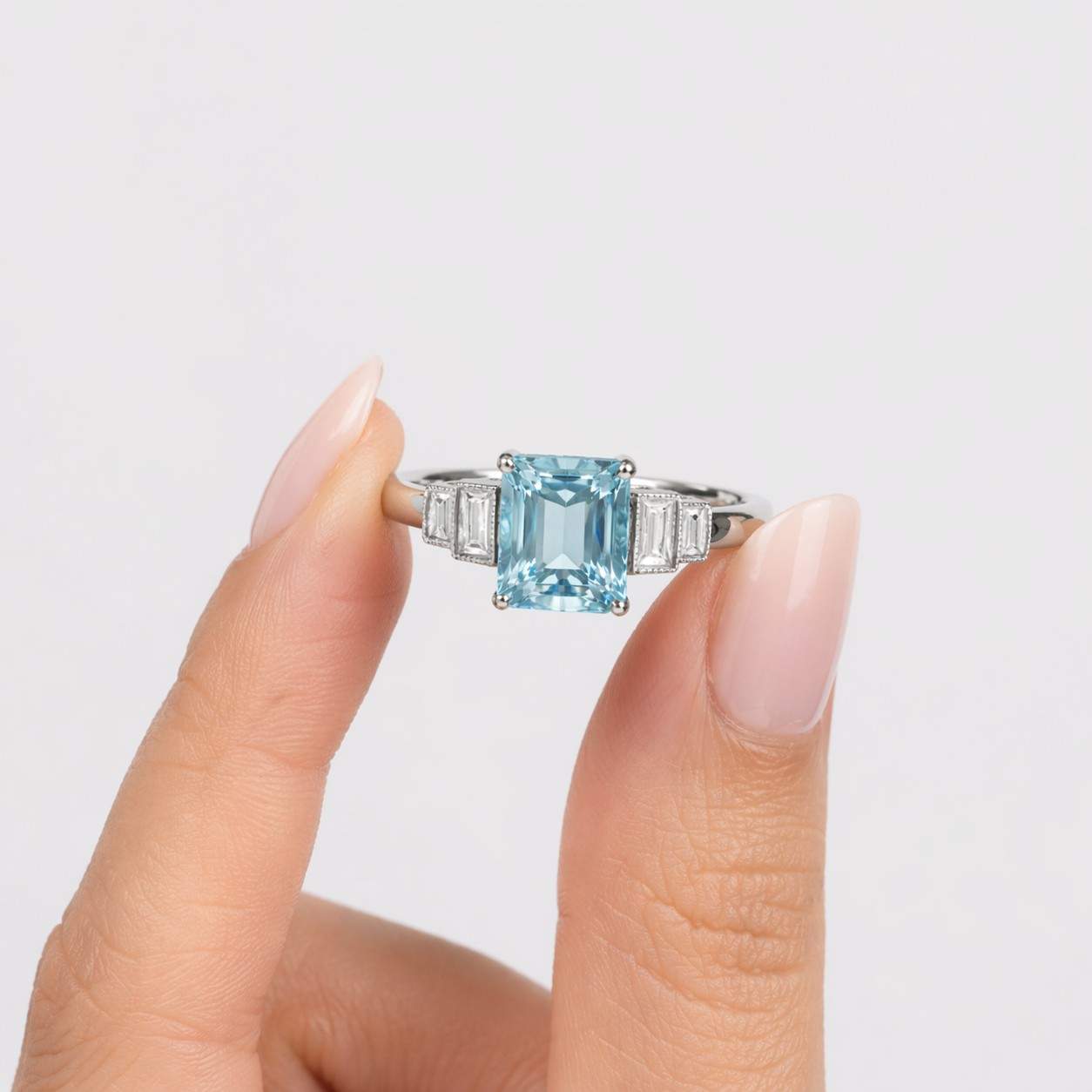 aquamarine gemstone aquamarine jewelry natural aquamarine aquamarine engagement aquamarine wedding aquamarine gift blue aquamarine aquamarine bridal aquamarine accessory diamond accent ring diamond side stones diamond ring style diamond bridal ring