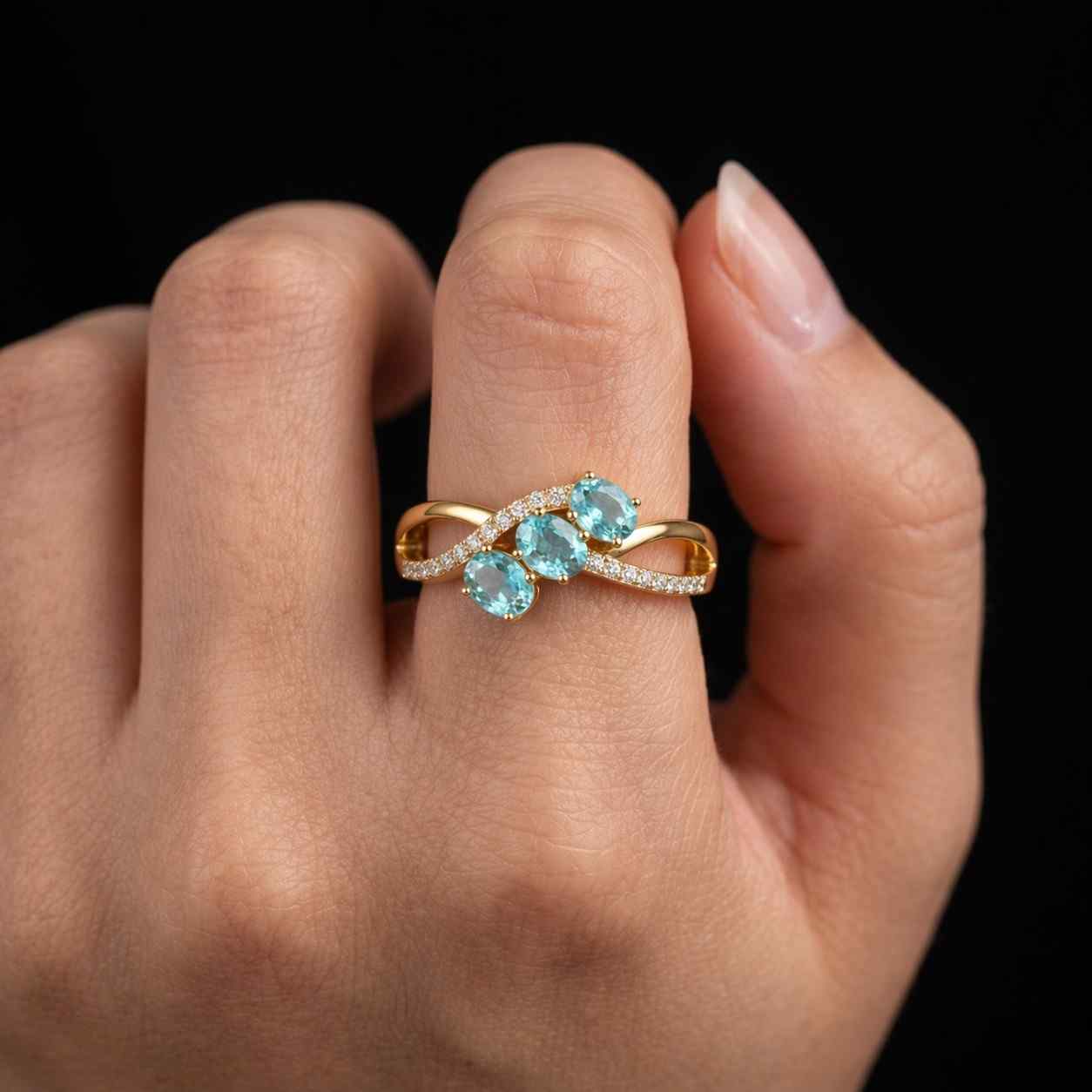 aquamarine jewelry blue topaz jewelry diamond accent ring moissanite jewelry lab grown diamond cubic zirconia jewelry gemstone engagement ring gemstone wedding ring gemstone anniversary ring