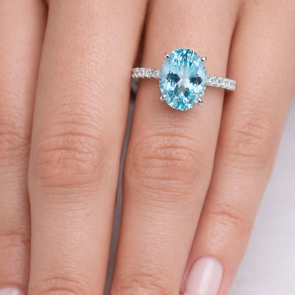 aquamarine ring aquamarine jewelry natural aquamarine blue aquamarine aquamarine engagement aquamarine bridal aquamarine gift