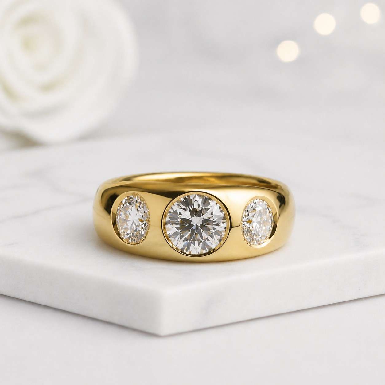artisan gold ring designer gold ring everyday gold ring timeless gold ring genuine gold ring durable gold ring comfort gold ring thick gold ring wide gold ring gold bezel ring gold diamond ring gold gemstone ring