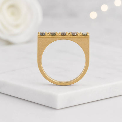 bar ring stackable ring minimalist ring modern ring dainty ring engagement ring wedding band