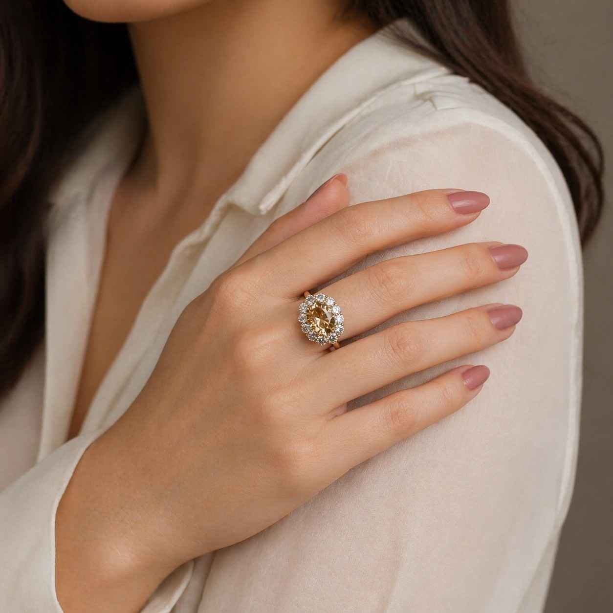 big diamond ring huge halo ring chunky ring bold engagement ring petite halo ring dainty oval ring medium halo ring luxury oval ring oversized gemstone ring tiny diamond ring
