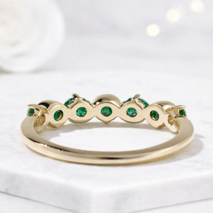 birthstone ring family birthstone ring multistone ring multi birthstone ring mothers ring family ring personalized ring custom birthstone ring gemstone band colorful ring rainbow ring gold ring stacking ring wave ring curved ring round stone ring