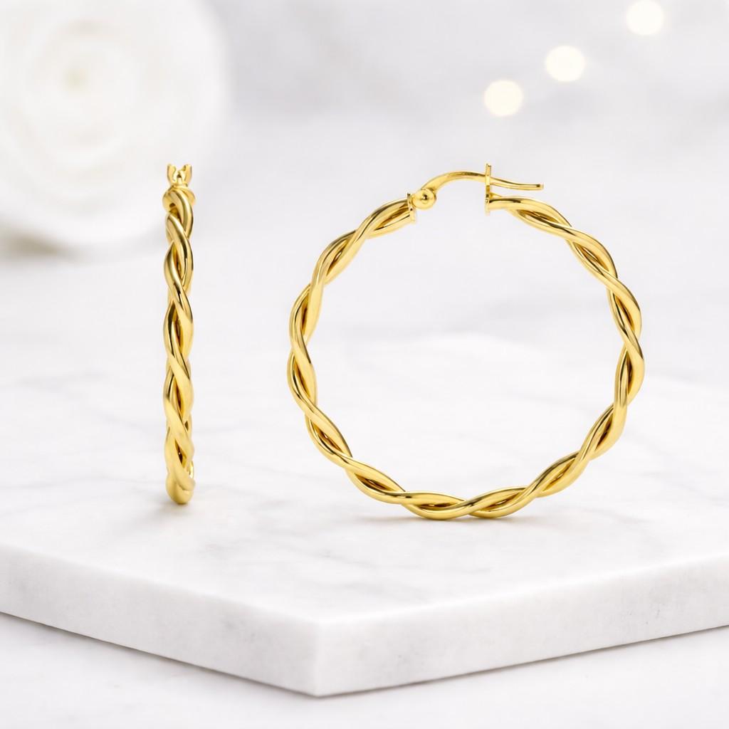 braided design modern hoops simple hoops elegant hoops bold hoops trendy earrings jewelry gift hoop jewelry