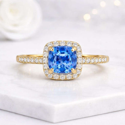 bridal jewelry rose gold jewelry ring for her gift for wife gift for mom wedding jewelry dainty ring modern ring luxury jewelry everyday ring artisan ring gemstone gift blue crystal ring wedding ring proposal ring