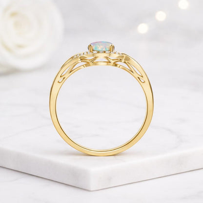 bridal ring colorful opal ring unique ring handmade ring luxury ring fashion ring delicate ring statement ring crystal ring shiny ring sparkly ring solitaire ring classic ring cute ring