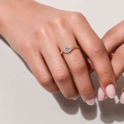 lab created diamond lab gemstone diamond alternative moissanite solitaire cz solitaire cubic zirconia ring