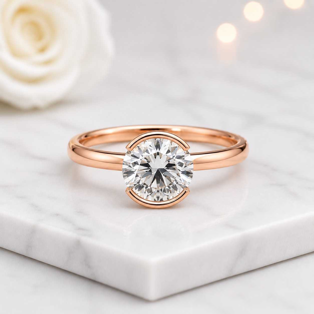 carat ring size center stone ring big diamond look petite engagement ring oversized solitaire balanced design ring slim band ring bold engagement ring elegant proportion ring