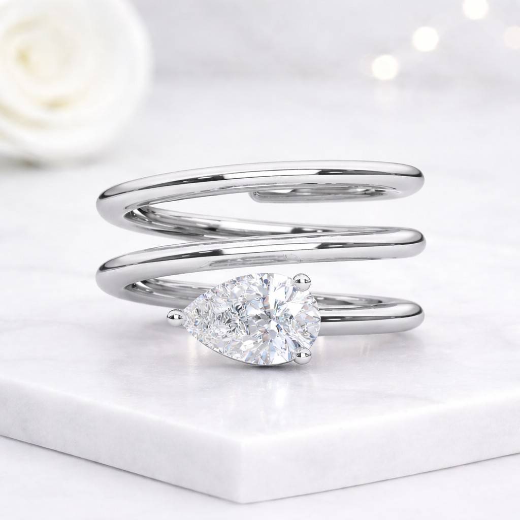 carat size ring tiny diamond ring petite diamond ring medium diamond ring large diamond ring bold diamond ring