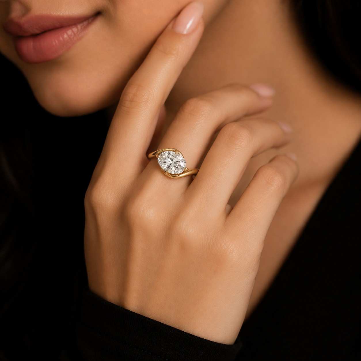carat weight ring half ct solitaire one ct solitaire two ct solitaire three ct solitaire five ct solitaire small engagement ring