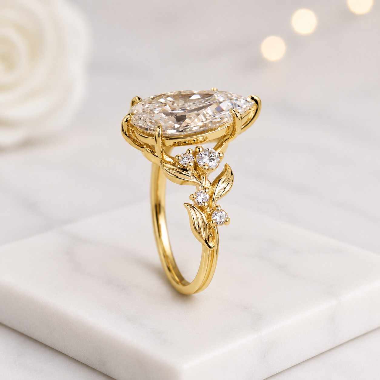 certified diamond ring ethical diamond ring sustainable ring lab grown ring moissanite engagement ring