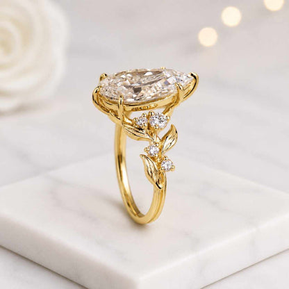 certified diamond ring ethical diamond ring sustainable ring lab grown ring moissanite engagement ring