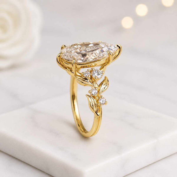 certified diamond ring ethical diamond ring sustainable ring lab grown ring moissanite engagement ring