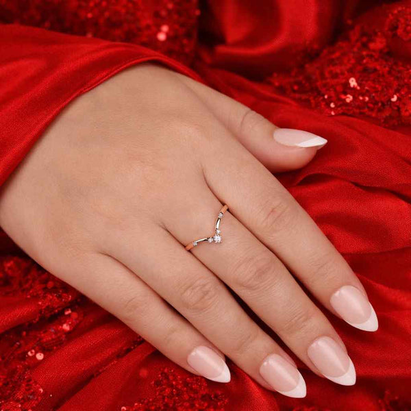 chevron band v shaped ring curved band nesting band contour wedding ring chevron wedding band minimalist band