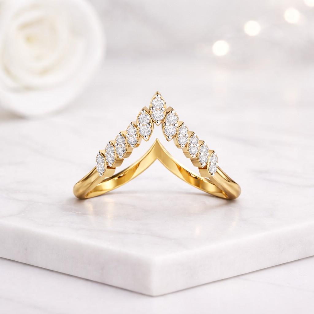 chevron ring v ring crown ring nesting ring ring enhancer curved ring guard ring jacket ring stackable ring double band ring marquise ring pointed ring wishbone ring open ring contour ring bridal ring enhancer band