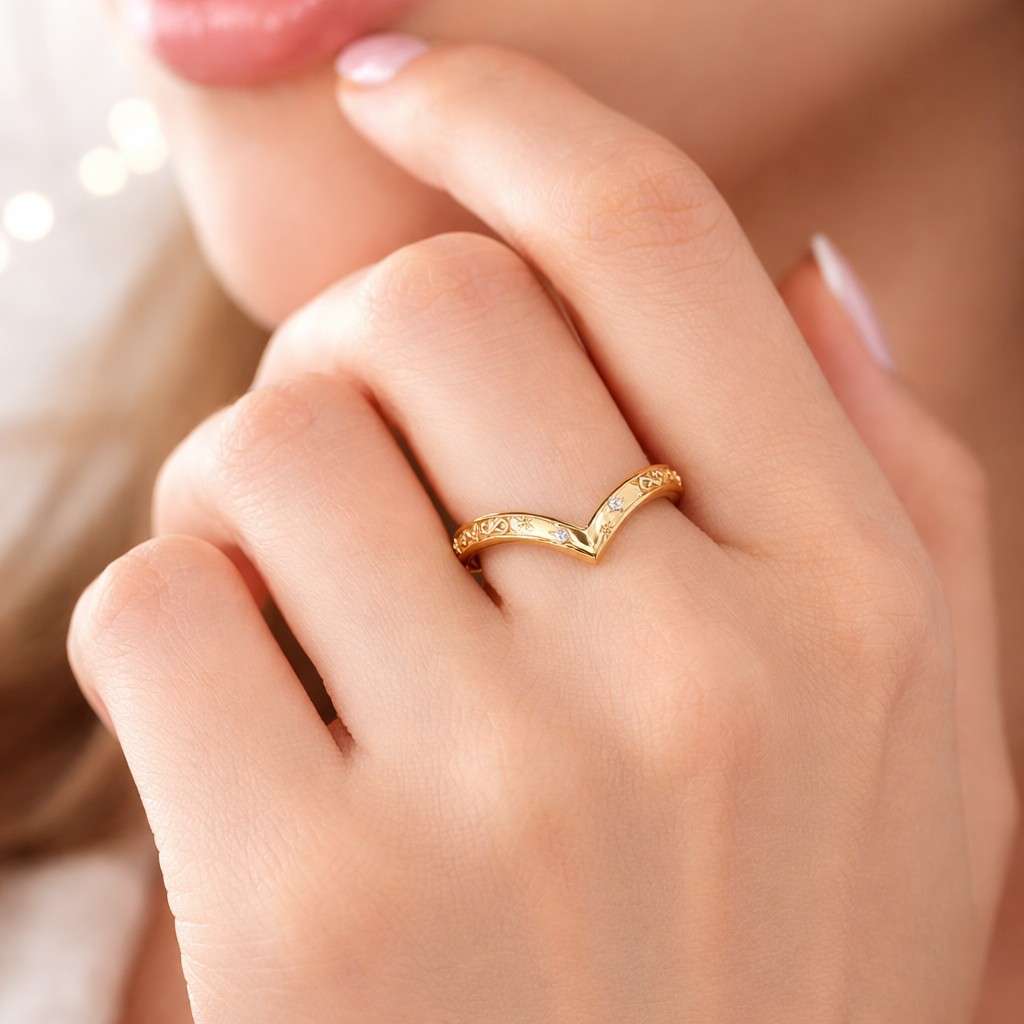 chevronring vring curvedring nestingring contourring wishbonering stackring weddingband bandring