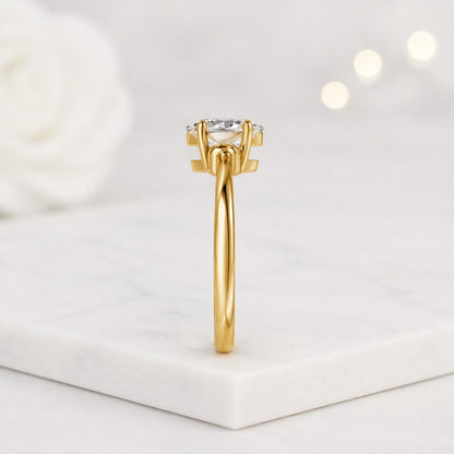 classic ring handmade ring fine jewelry women ring statement ring gemstone ring minimalist ring petite ring unique ring oval cut ring prong setting ring gold band ring
