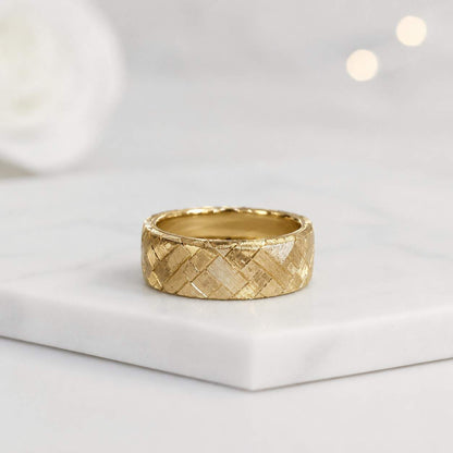 comfort fit band polished gold band brushed gold band stackable wedding band gift for him gift for her timeless ring elegant band minimalist wedding band fashion ring