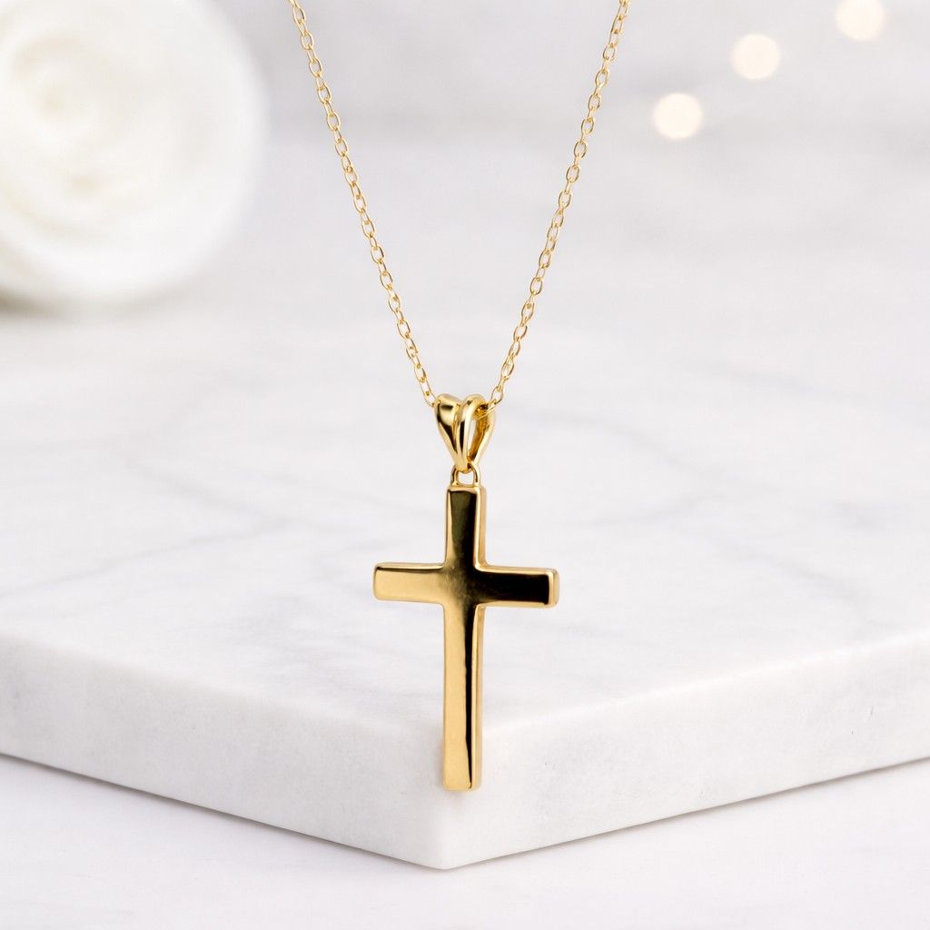 cross necklace cross pendant gold cross necklace christian necklace faith necklace religious necklace jesus necklace prayer necklace church jewelry cross charm pendant necklace women necklace