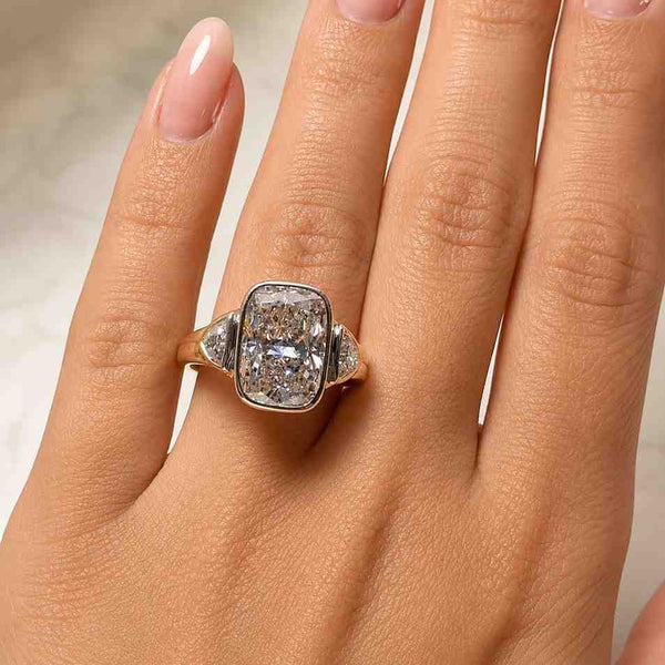 cushion cut ring cushion shape ring rectangular cushion ring elongated cushion ring