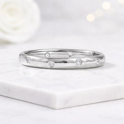 diamond band ring thin wedding band stacking ring eternity band bezel ring minimalist ring dainty ring slim band ring women ring