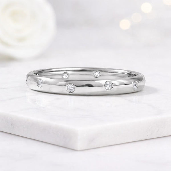 diamond band ring thin wedding band stacking ring eternity band bezel ring minimalist ring dainty ring slim band ring women ring