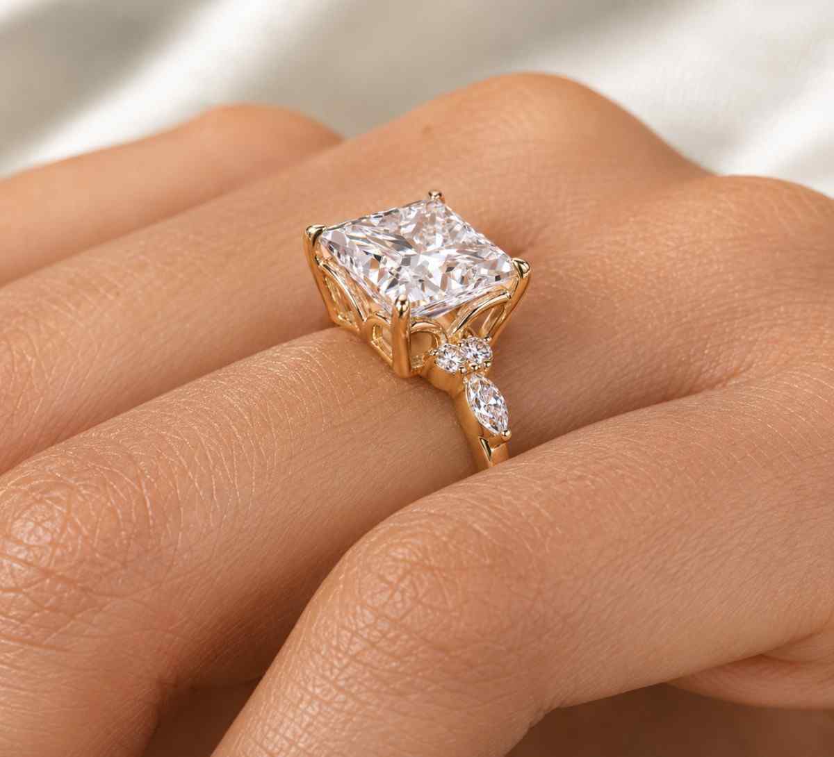 diamond ring moissanite ring lab diamond ring cubic zirconia ring natural diamond ring