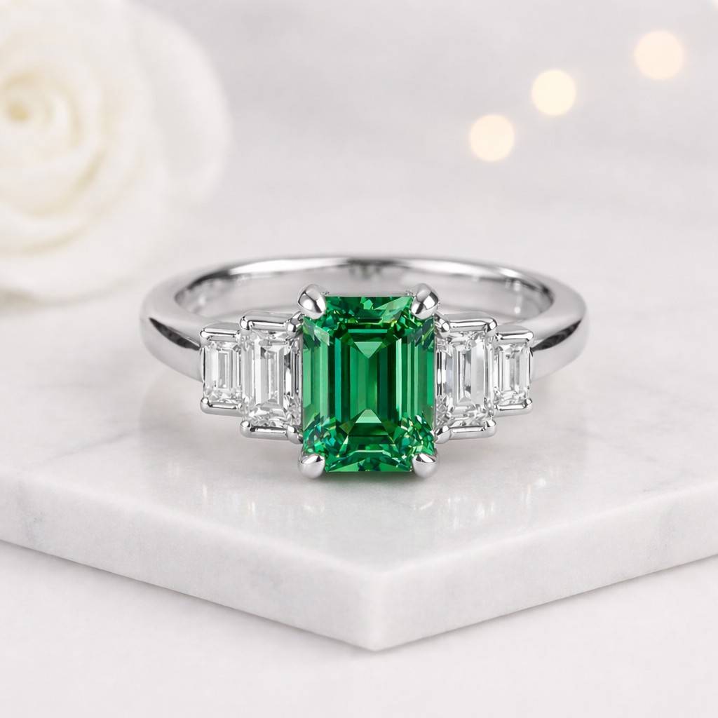 moissanite engagement ring diamond engagement ring lab diamond engagement ring cubic zirconia engagement ring