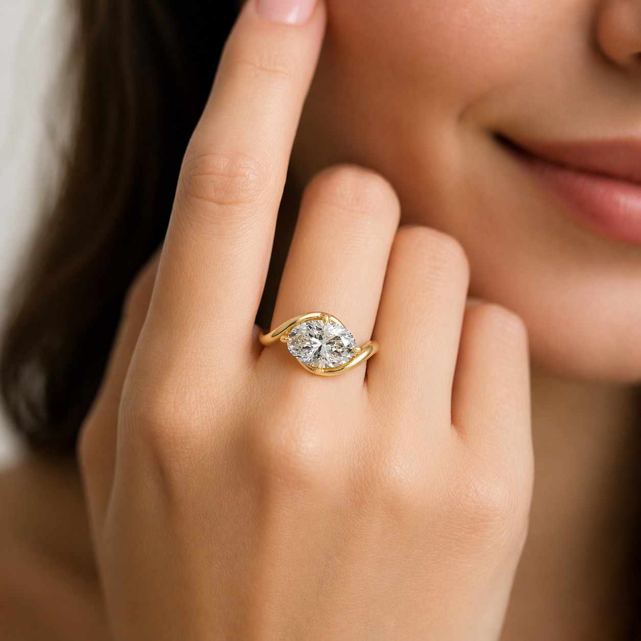 diamond engagement ring moissanite engagement ring lab diamond engagement ring cubic zirconia engagement ring