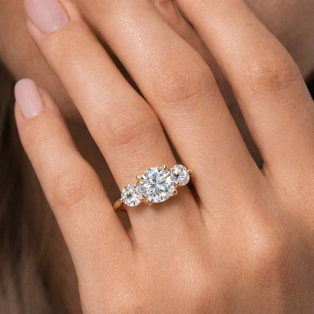 diamond jewelry moissanite jewelry lab grown diamond diamond alternative ring ethical diamond ring conflict free diamond sustainable jewelry